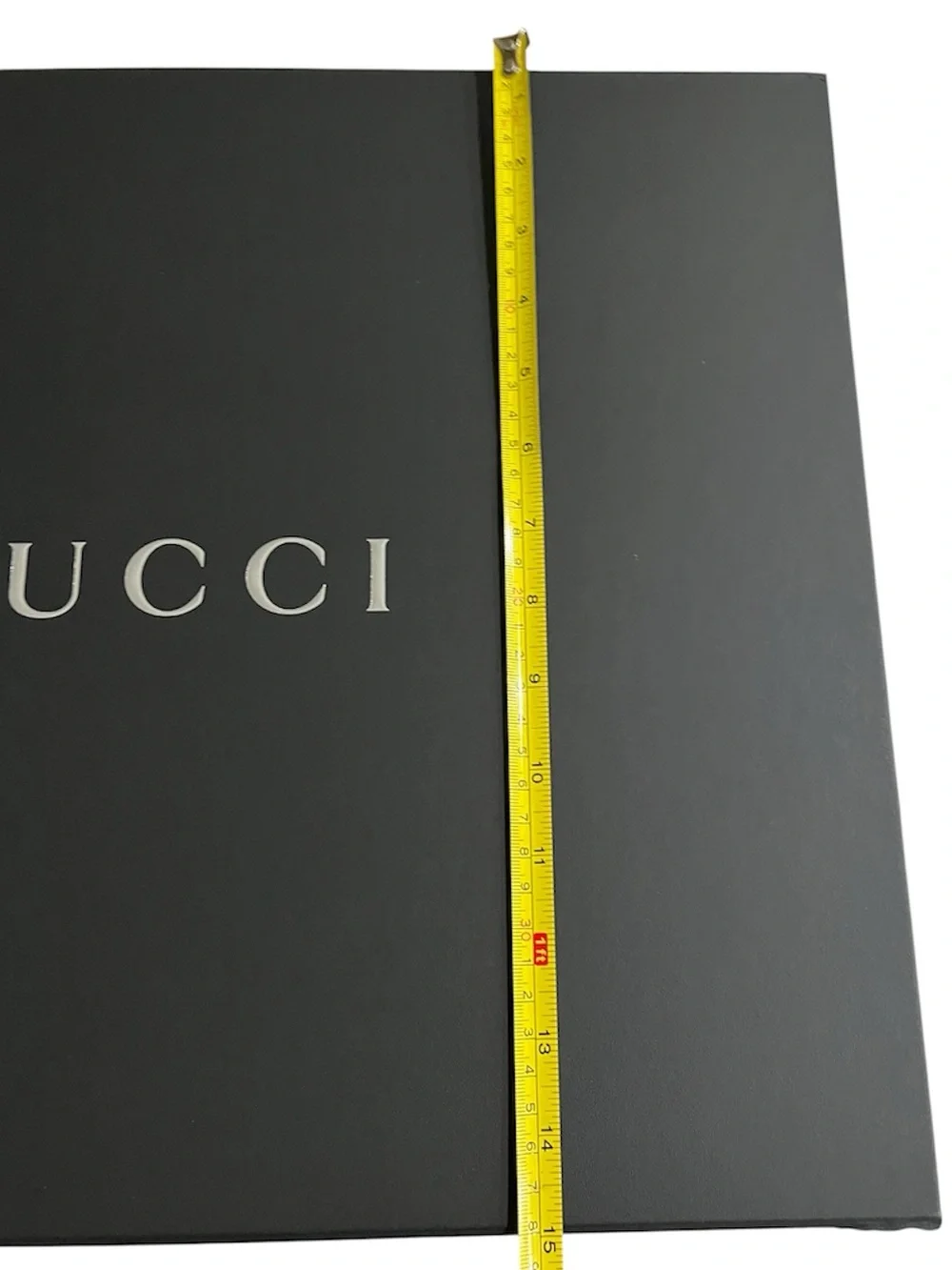 Authentic Gucci Black Box with Silver Logo